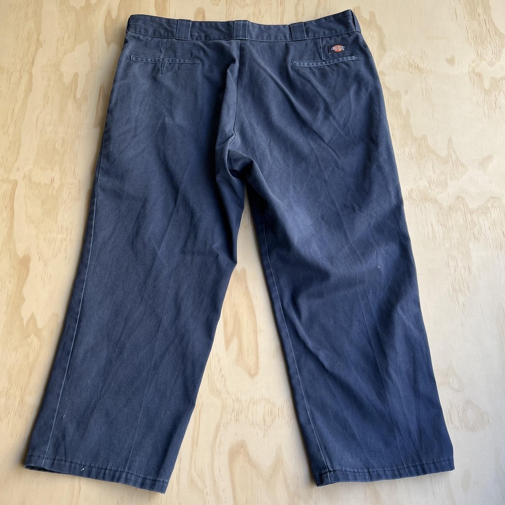 Dickies Pants Mens 38x25 Blue 874 Original Fit Chino Straight Leg Workwear Twill